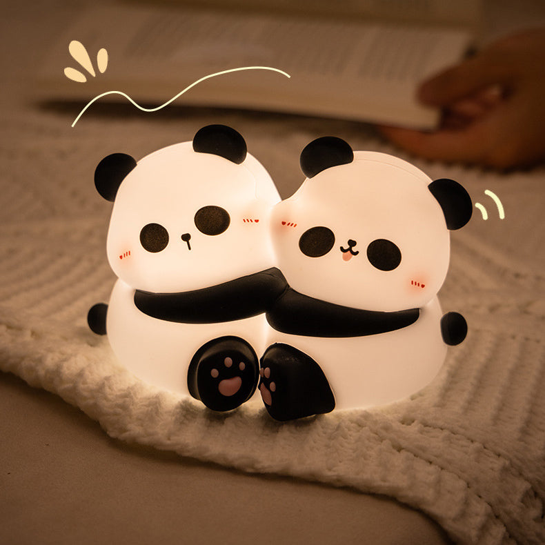PandaGlow - Sjarmerende LED Duo nattlys