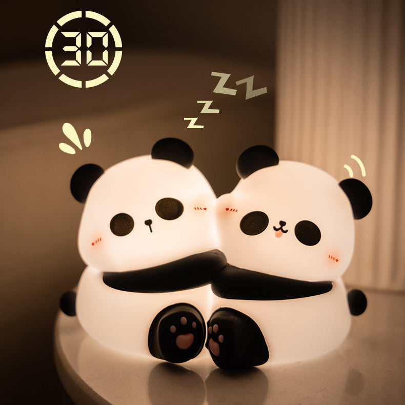 PandaGlow - Sjarmerende LED Duo nattlys