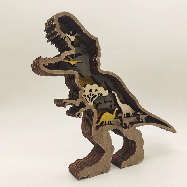 Jurassic Fun 3D-dinosaur nattlys i tre