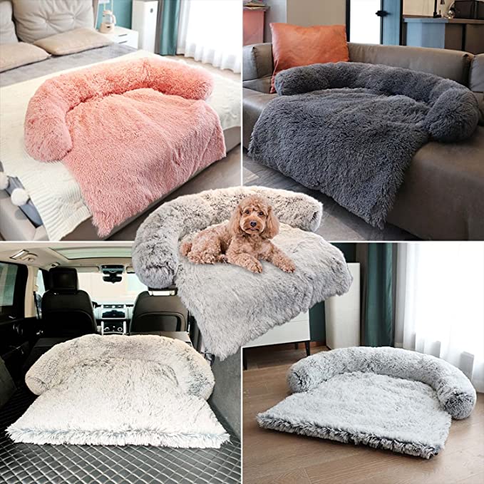 SnuggleNest - Plysj sovesofa for kjæledyr for ultimat komfort og avslapning