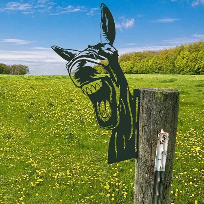 WildPost - Gjerdetoppere med dyresilhuett i metall