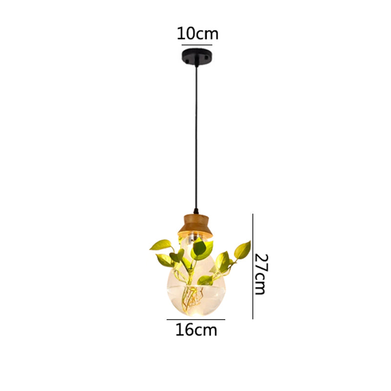 FloraGlow hengende lampe – stilig belysning med innebygd planteholder