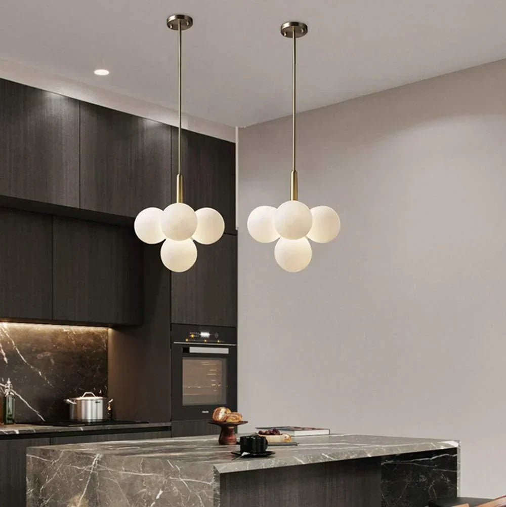 OrbaLuxe - Gruppert opaline pendellampe