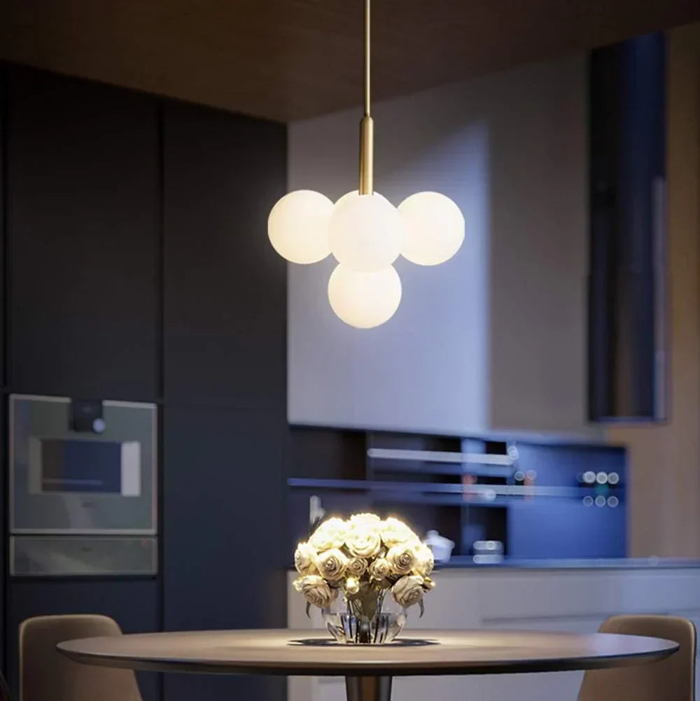 OrbaLuxe - Gruppert opaline pendellampe