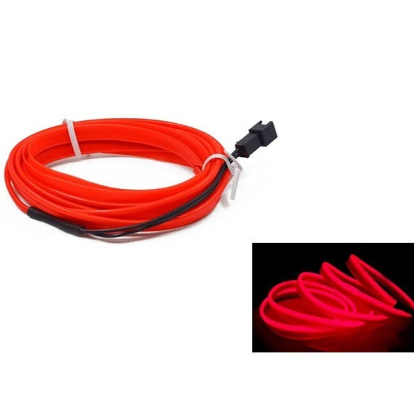 Fleksibelt RGB LED-lys for bilinteriør med musikksensor og fjernkontroll