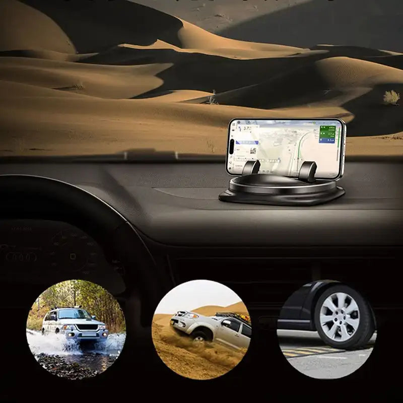 AutoPivot 360° – Roterbar Mobilholder til Bilen