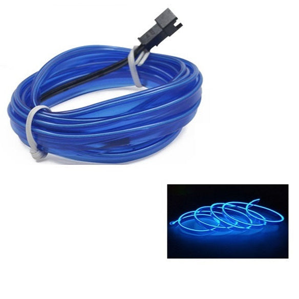 Fleksibelt RGB LED-lys for bilinteriør med musikksensor og fjernkontroll