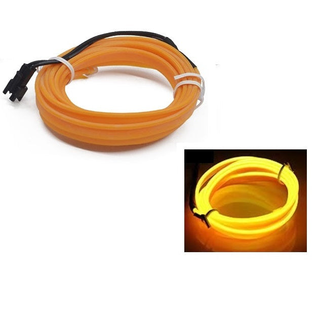 Fleksibelt RGB LED-lys for bilinteriør med musikksensor og fjernkontroll