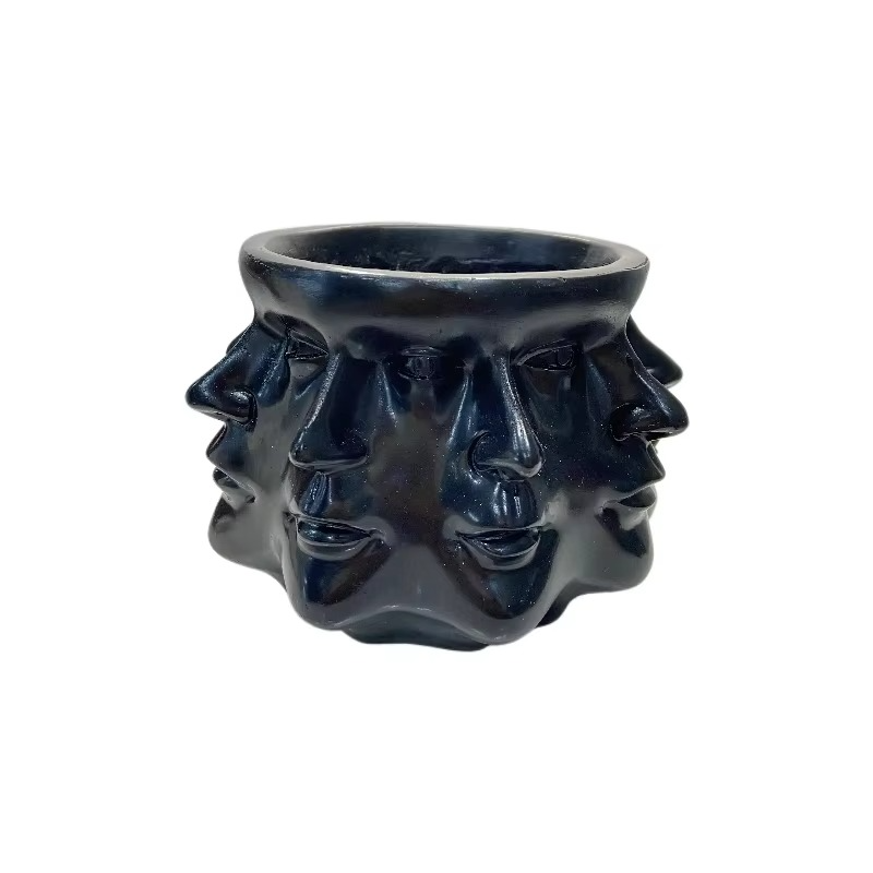 ArtFace 3D Keramisk Blomsterpotte – Moderne Ansiktsdesign Potte