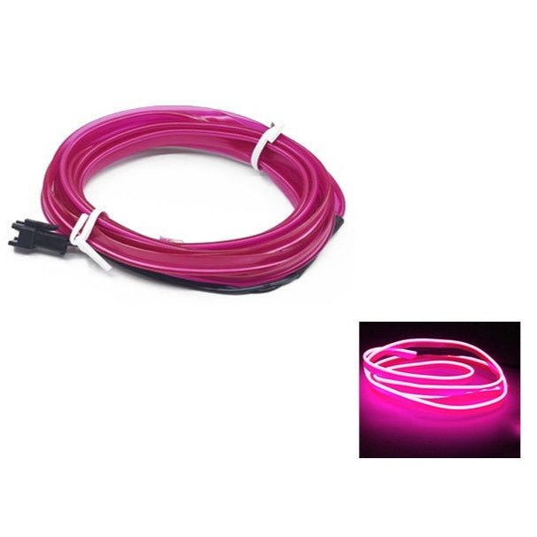 Fleksibelt RGB LED-lys for bilinteriør med musikksensor og fjernkontroll