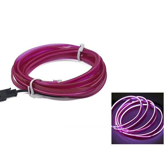 Fleksibelt RGB LED-lys for bilinteriør med musikksensor og fjernkontroll