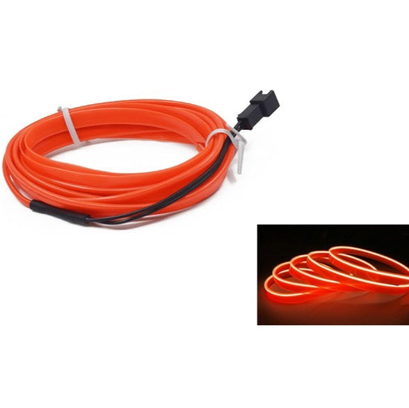 Fleksibelt RGB LED-lys for bilinteriør med musikksensor og fjernkontroll