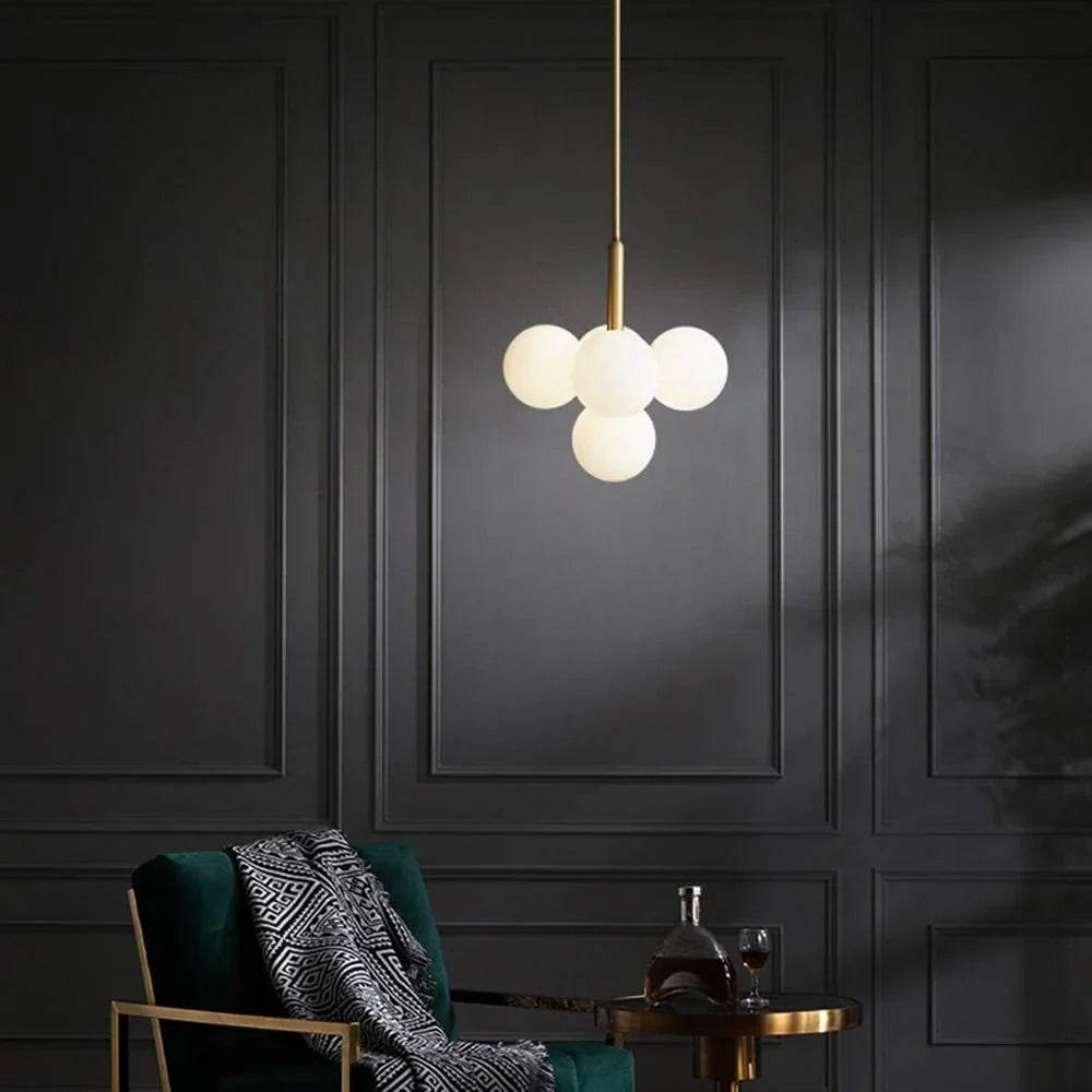 OrbaLuxe - Gruppert opaline pendellampe