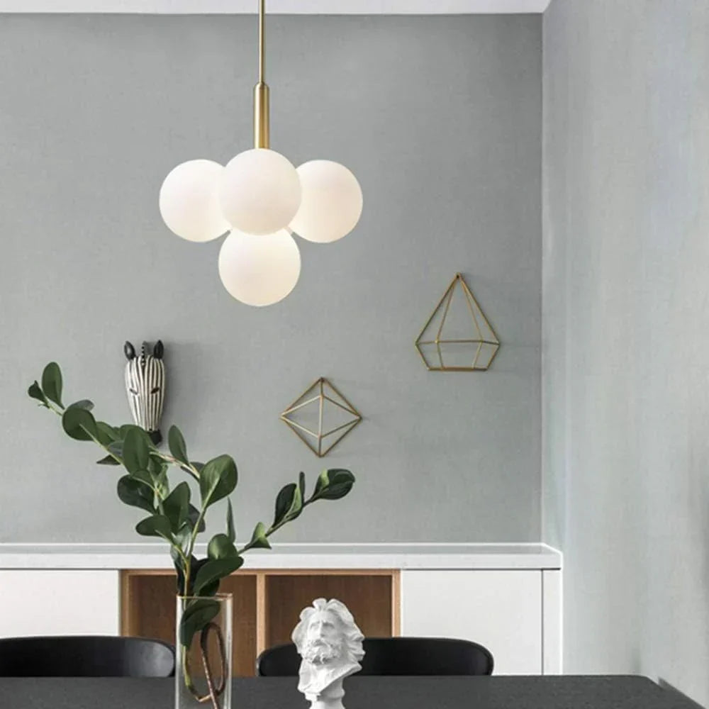 OrbaLuxe - Gruppert opaline pendellampe