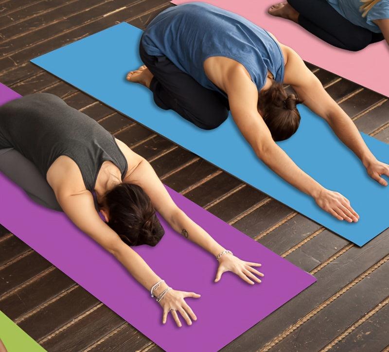 Sklisikker yogamatte - sammenleggbar og vaskbar