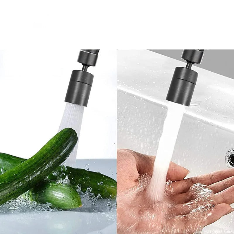 FlexSpray – 360° roterende dusjhode med justerbar vannstrøm