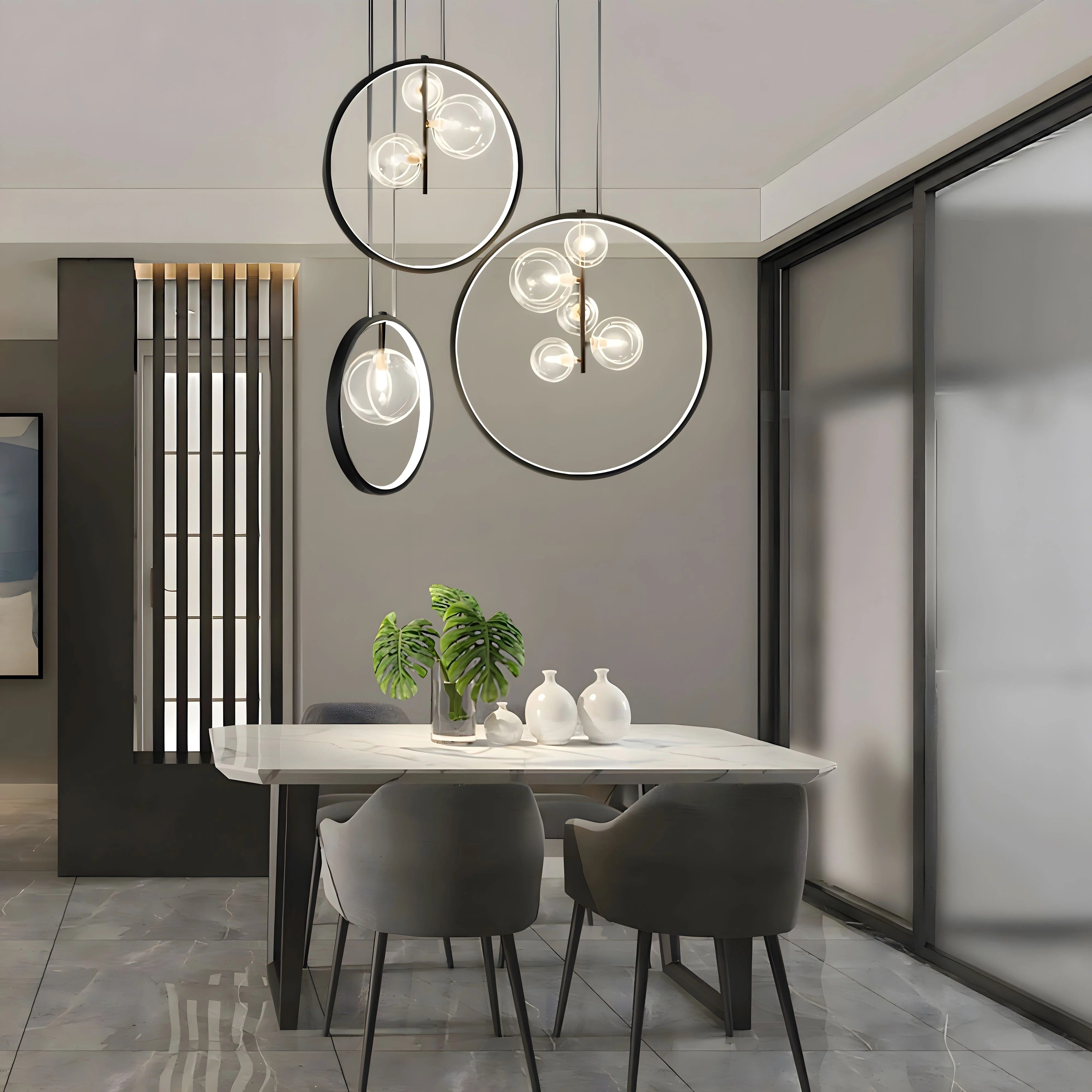 LumaSky – Elegant flytende pendel med myk belysning