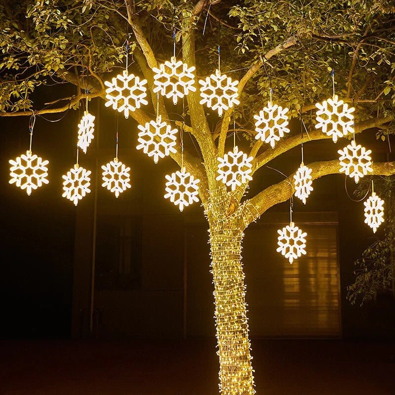 FrostLume Snøfnugg LED-lyslenke