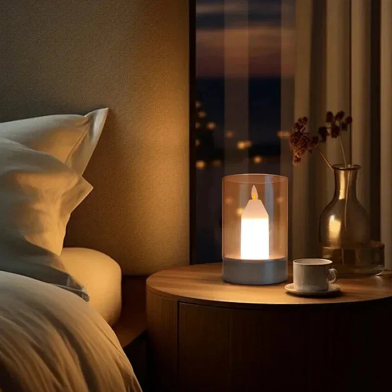 GlowFlicker - Realistisk LED-flammeeffektlampe