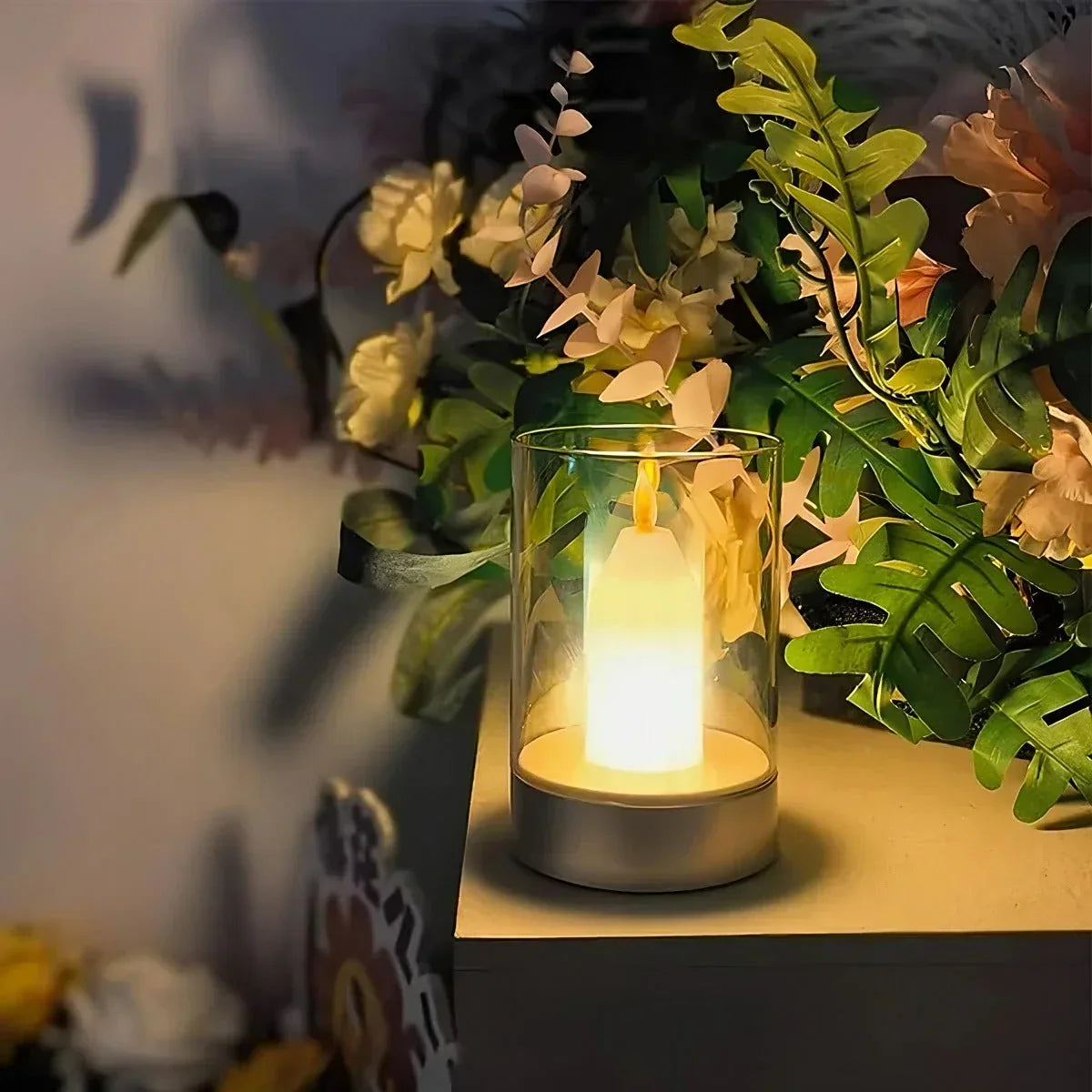 GlowFlicker - Realistisk LED-flammeeffektlampe