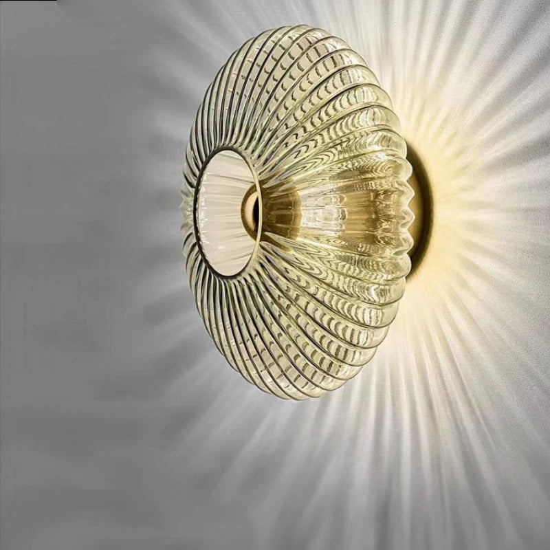 Vera Elegant | Vegglampe i glass