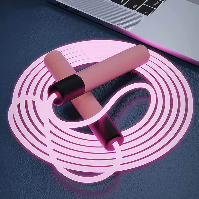 GlowFit - hoppetau med LED-lys for trening og moro
