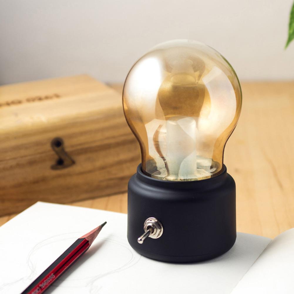 Nostalume bærbar skrivebordslampe – Vintage design med moderne fleksibilitet