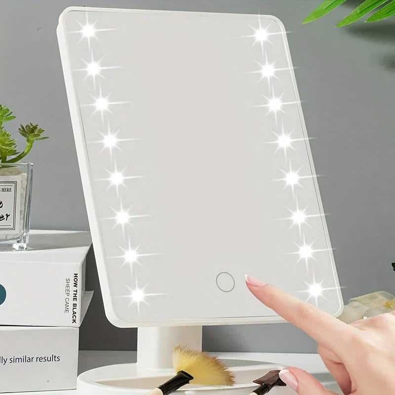 LumiTouch LED-sminkespeil med berøringskontroll – Perfekt belysning for feilfri sminke