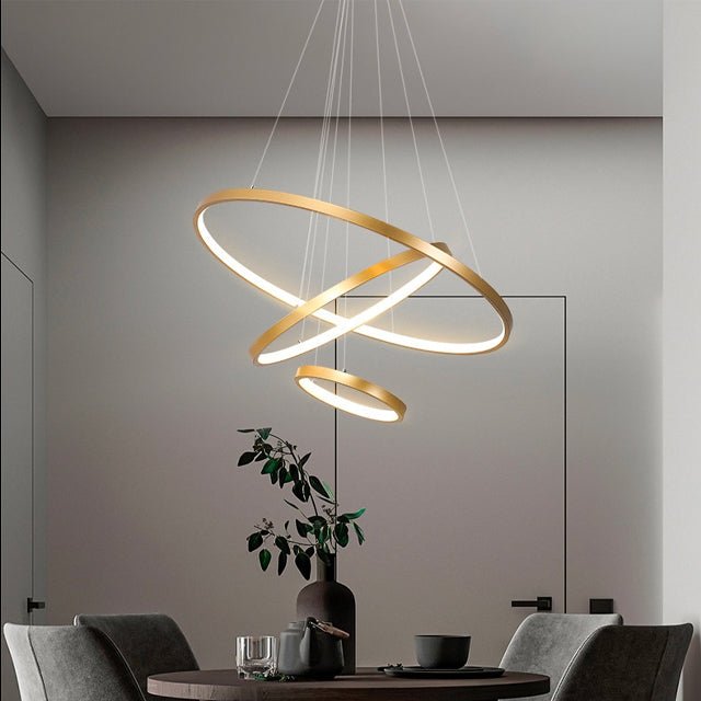 Stilig spiralformet taklampe