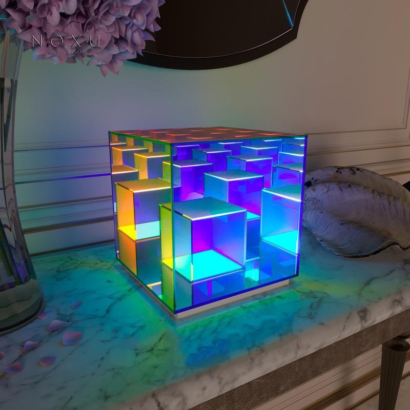 LumiCube moderne bordlampe - magisk lys for enhver stemning