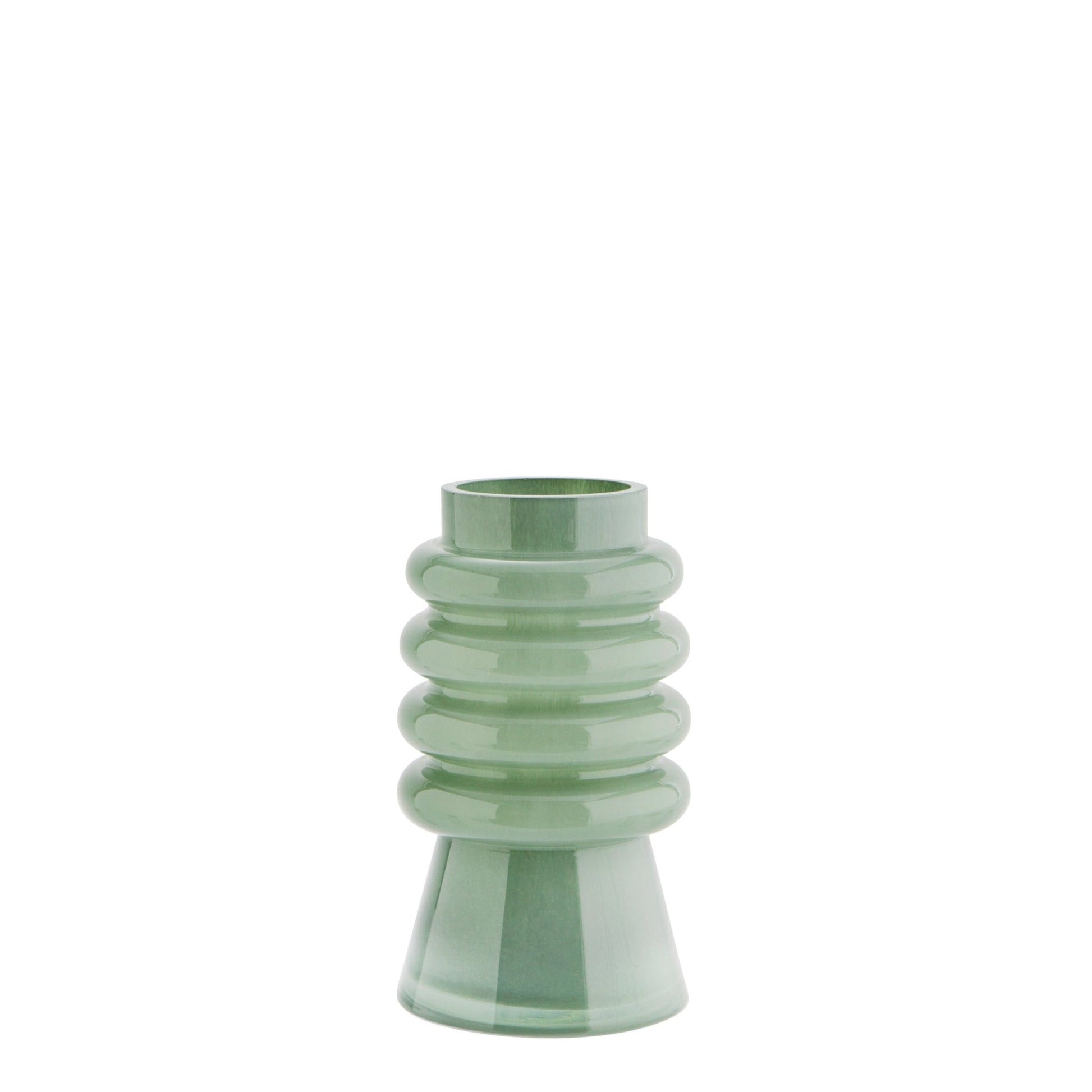 BloomStack - Elegant riflet blomstervase med forlenget base