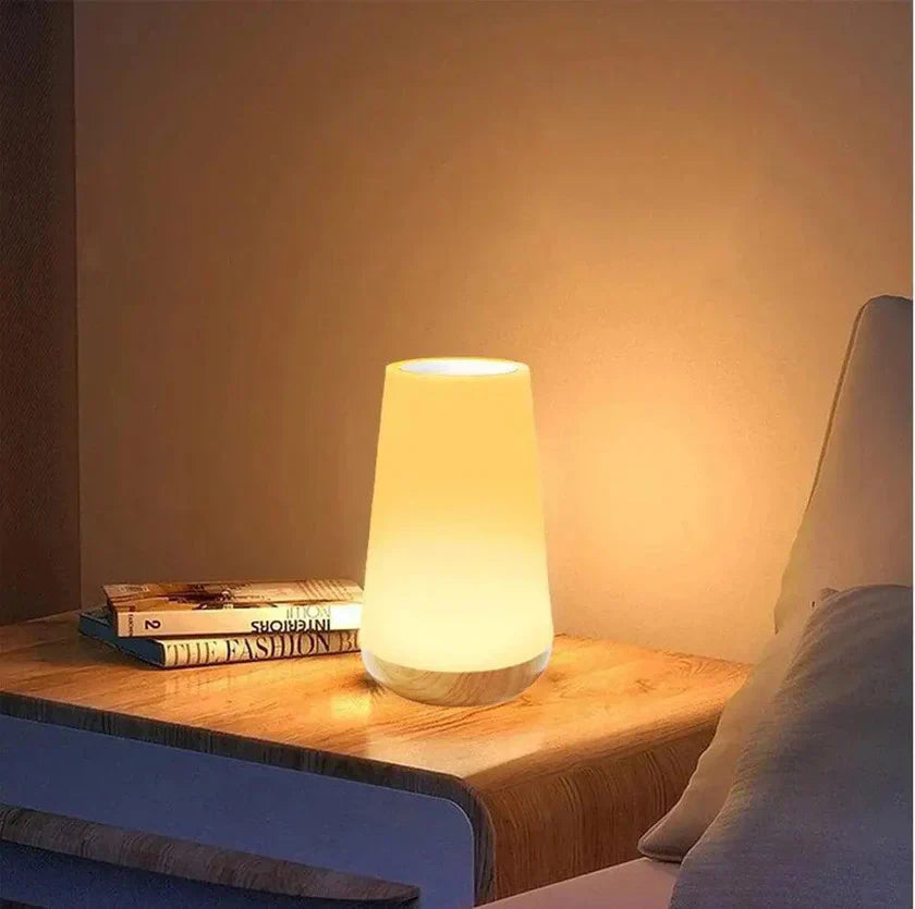 LumiGlow – oppladbar stemningslampe med berøringskontroll