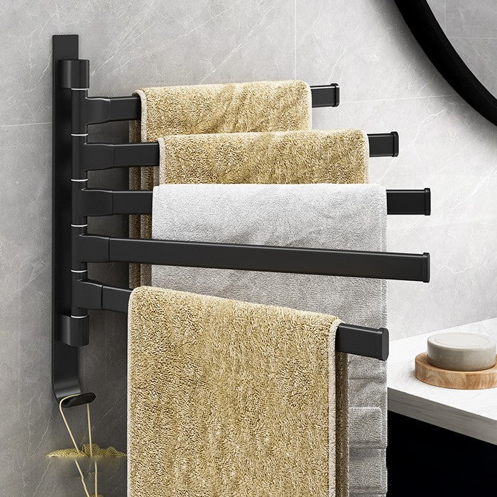 Towelix – 5-arms svingbar håndklestativ med moderne design