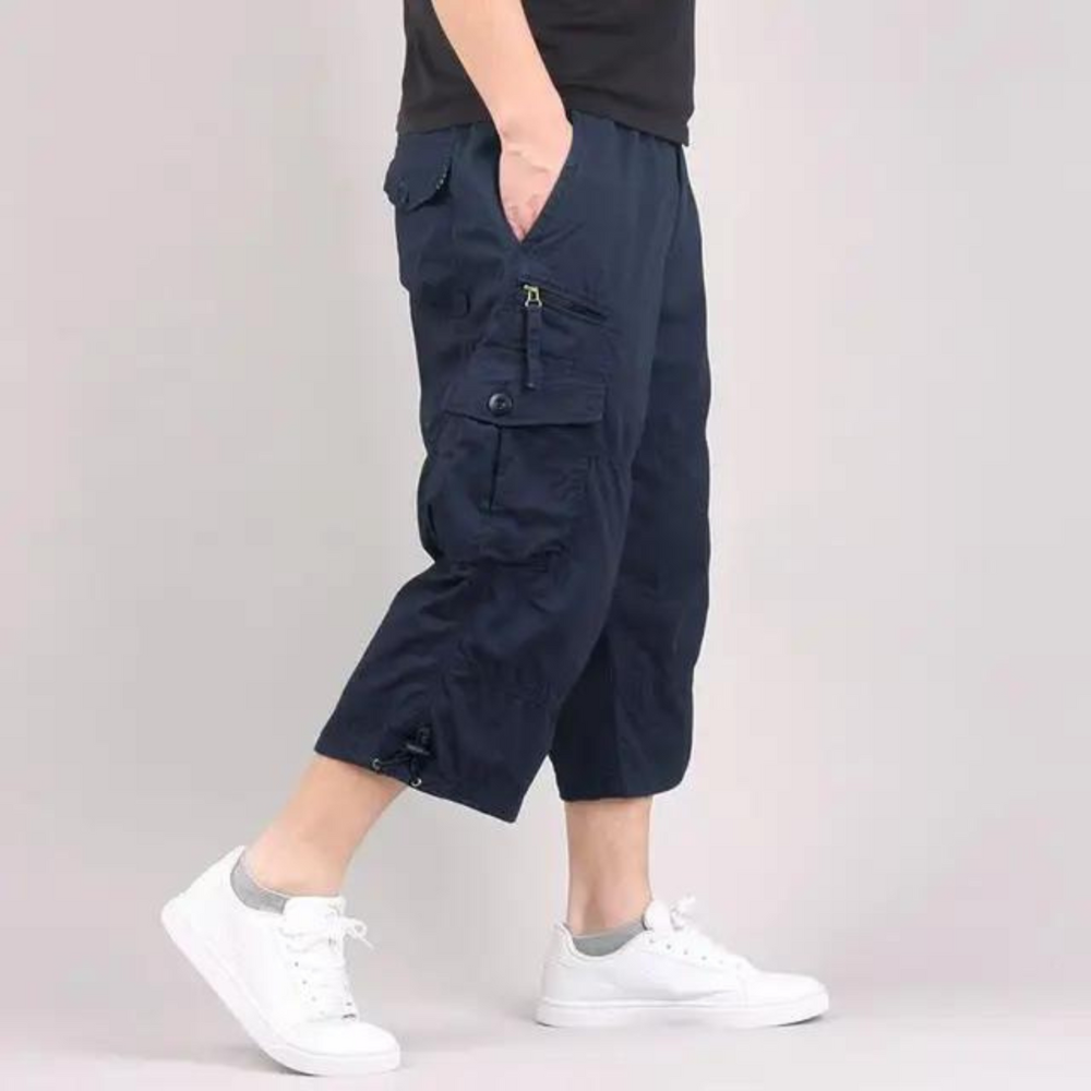 Greg - Stilig cargoshorts med flere lommer for menn