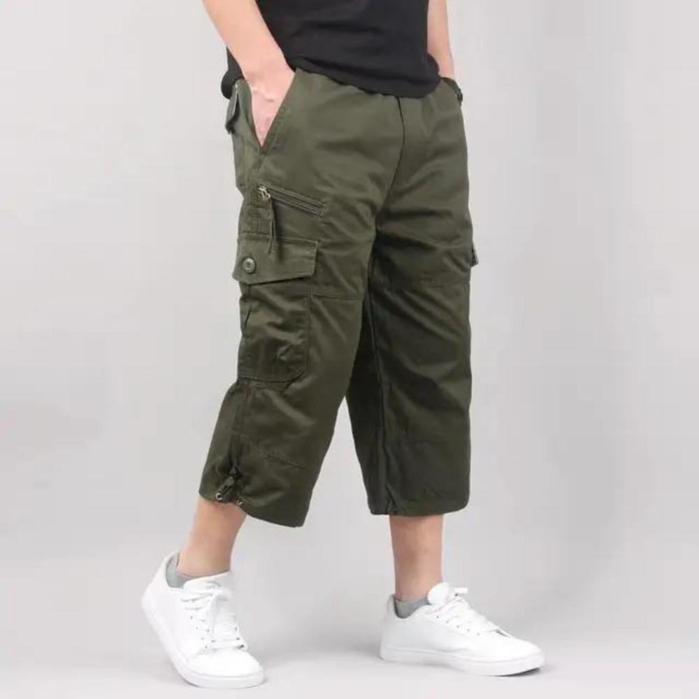 Greg - Stilig cargoshorts med flere lommer for menn