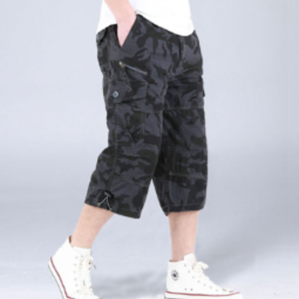 Greg - Stilig cargoshorts med flere lommer for menn