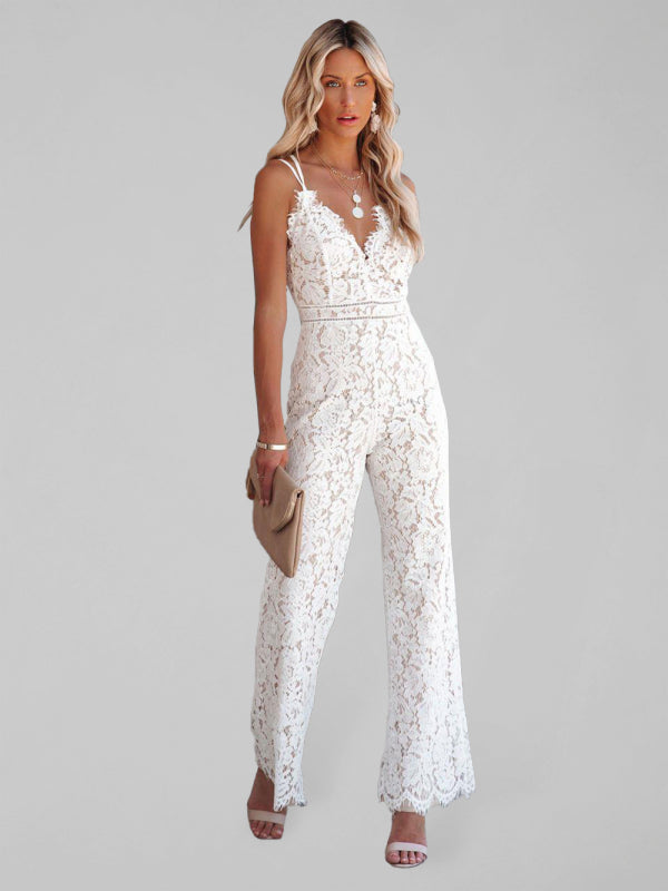 Clarisa Elegance | Jumpsuit med blonde