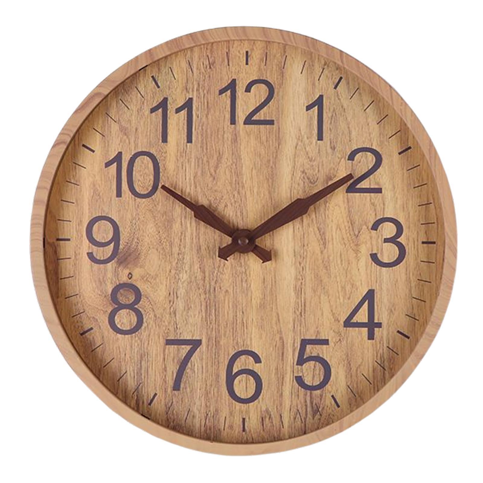 EcoTime håndlaget treklokke - naturlig eleganse