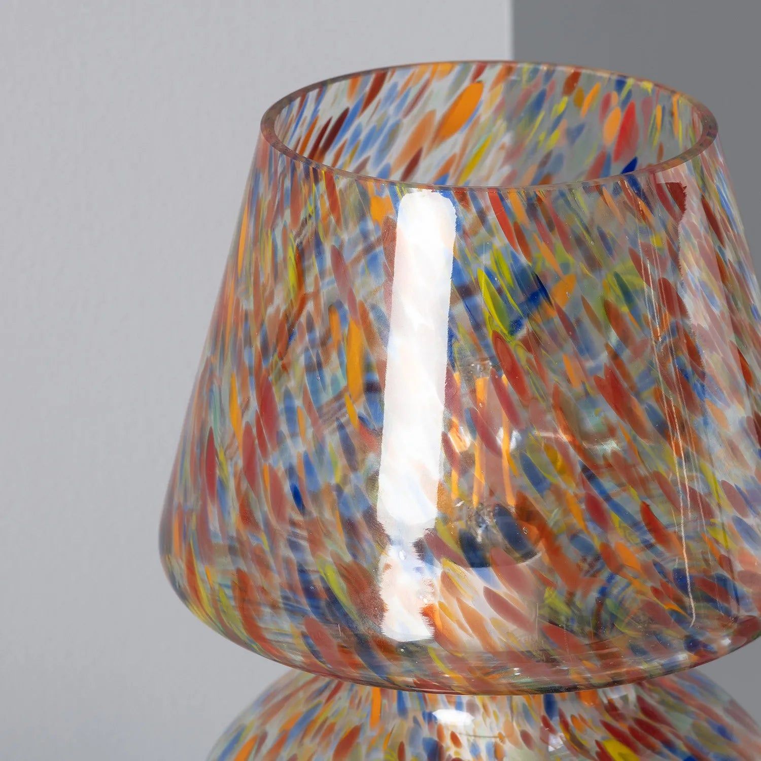 Luminar - Flerfarget bordlampe i glass