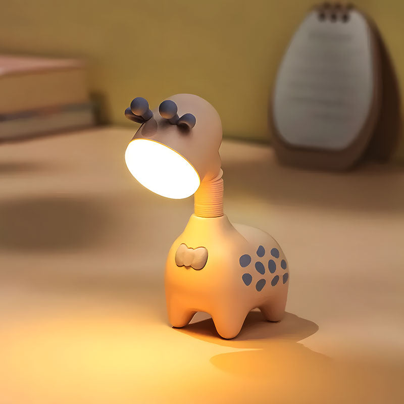 GiraLume - sjiraffformet bordlampe med fleksibel hals