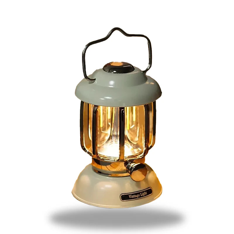 LumiHeritage - Vintage LED-lykt med metallbur