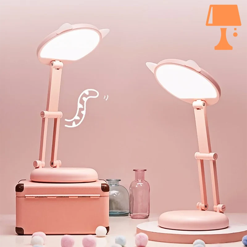 PurrGlow – bedårende sammenleggbar kattebordlampe