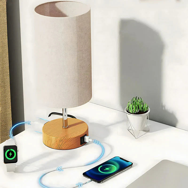 LumiCharge Touch natbordslampe