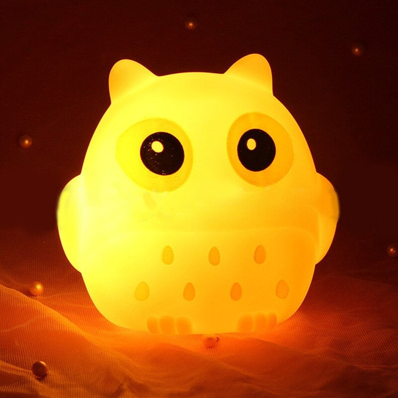 GlowBuddies - Mykt lysende nattlys for tegneseriedyr