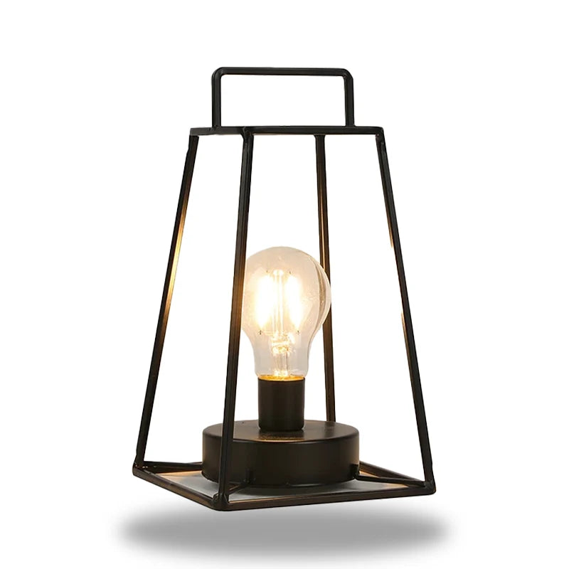 LumiFrame geometrisk lampe – moderne design med flytende LED-pære