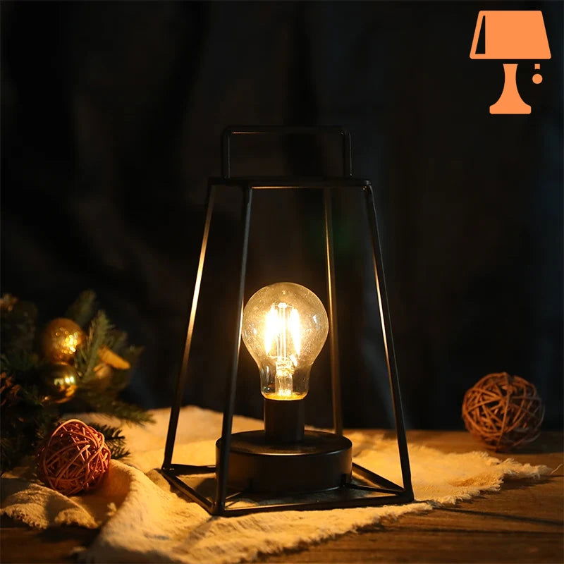 LumiFrame geometrisk lampe – moderne design med flytende LED-pære