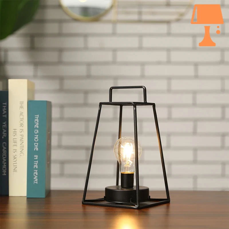 LumiFrame geometrisk lampe – moderne design med flytende LED-pære