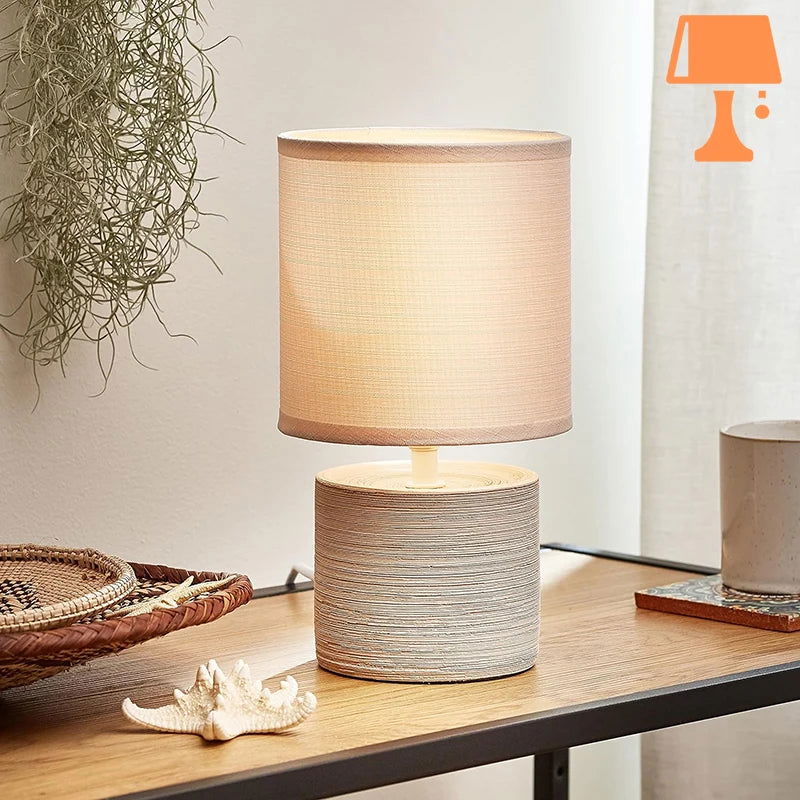 SerenaGlow Elegant sylindrisk lampe
