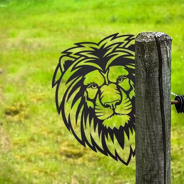 WildPost - Gjerdetoppere med dyresilhuett i metall