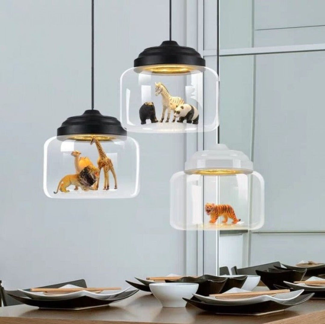 ClearGlass - Safari-pendellamper i silhuett